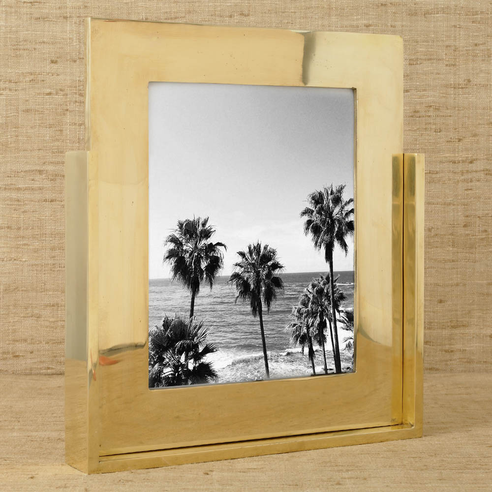 BRASS FRAME 8 X 10 image number 2
