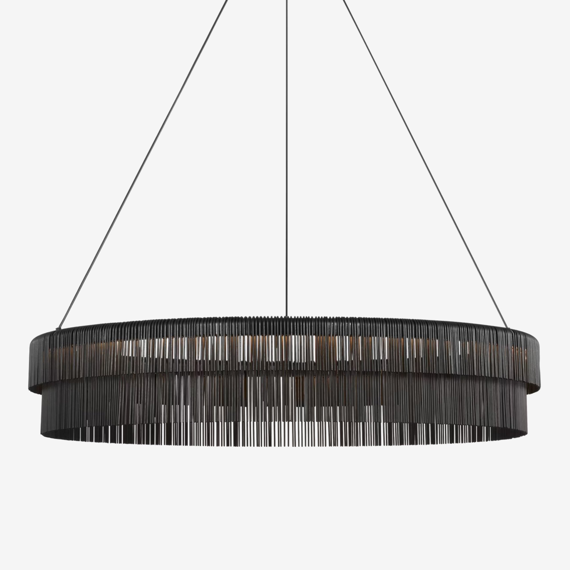 Differo 34" Layered Ring Chandelier
