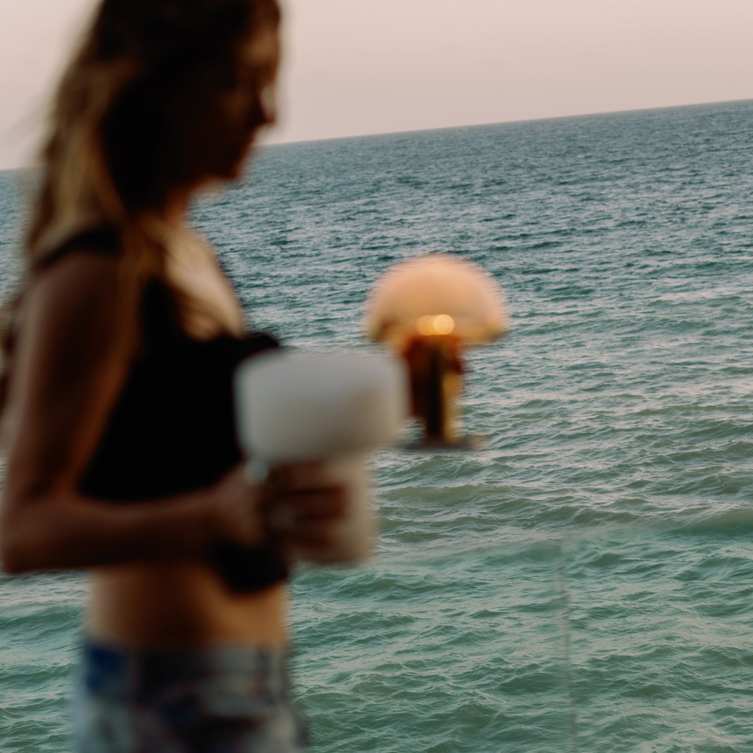 Melange 8" Rechargeable Accent Lamp image number 2