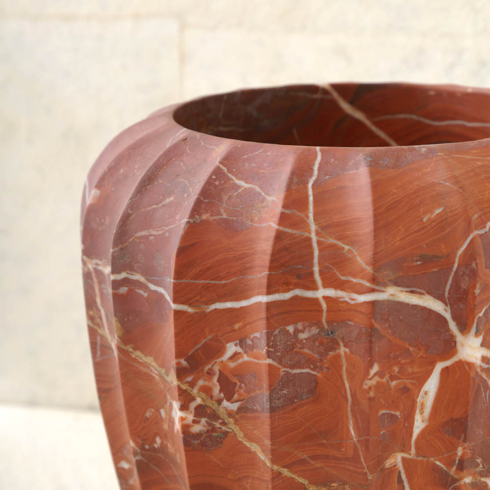 FLUTED LARGE VASE image number 3