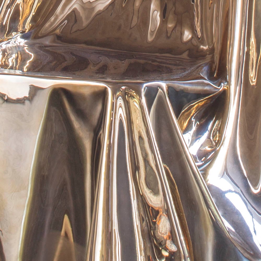 CALIA BRONZE DRAPED CHAIR image number 4