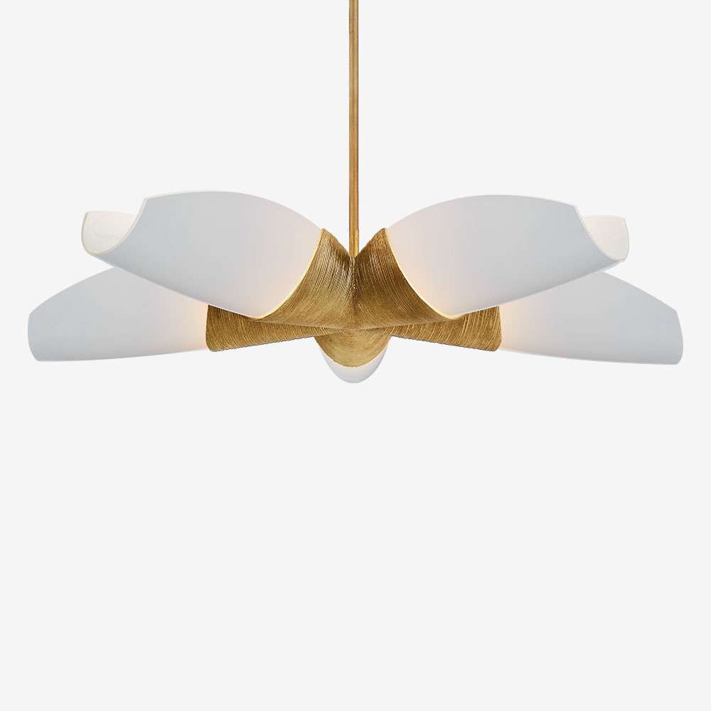 UTOPIA MEDIUM 5 ARM CHANDELIER - GILD image number 0