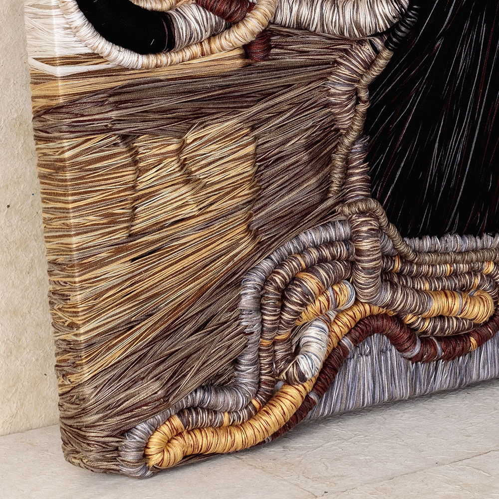 Entanglement Fiber Art Hanging image number 4