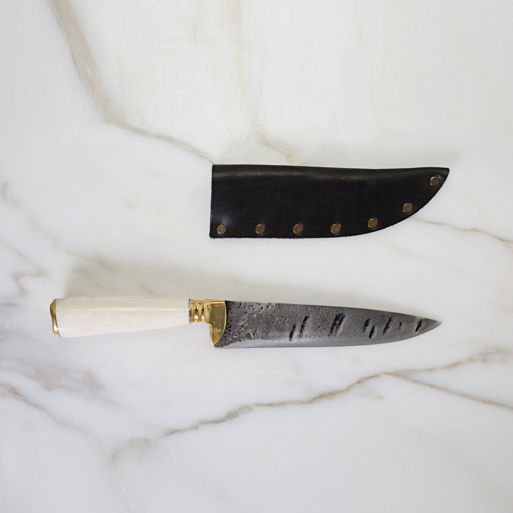 POGLIA HANDCRAFTED KNIFE - HORN image number 1