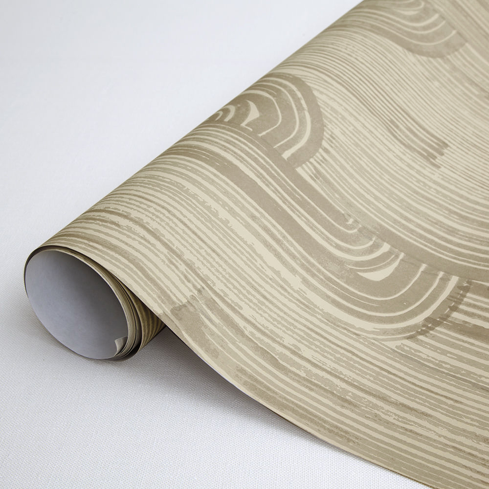 CRESCENT WALLPAPER - TAUPE PUTTY image number 1