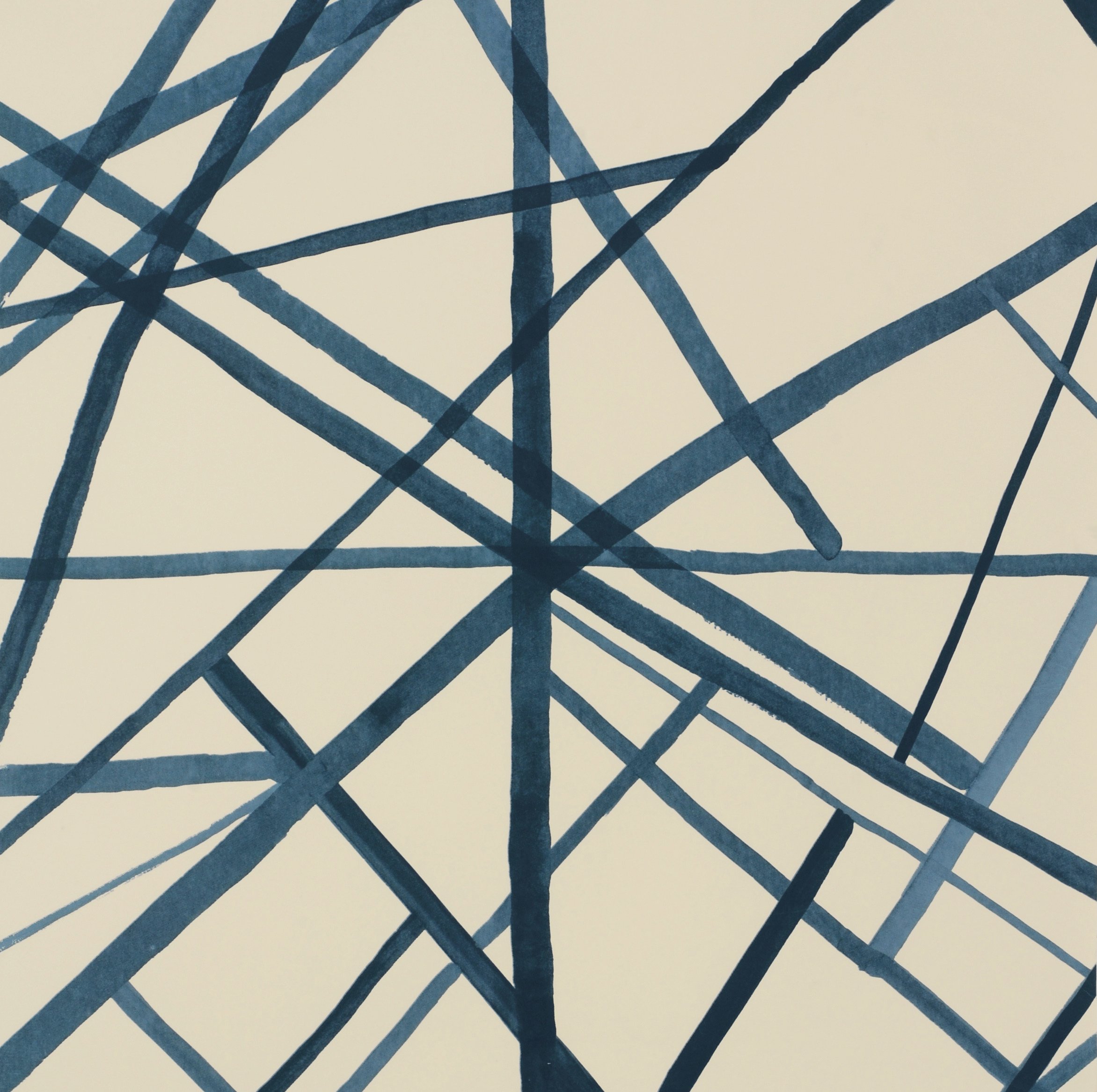 CHANNELS WALLPAPER - PERIWINKLE OAT image number 0