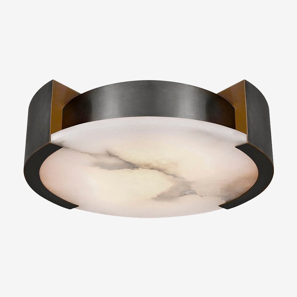 MELANGE LARGE FLUSH MOUNT LAMP