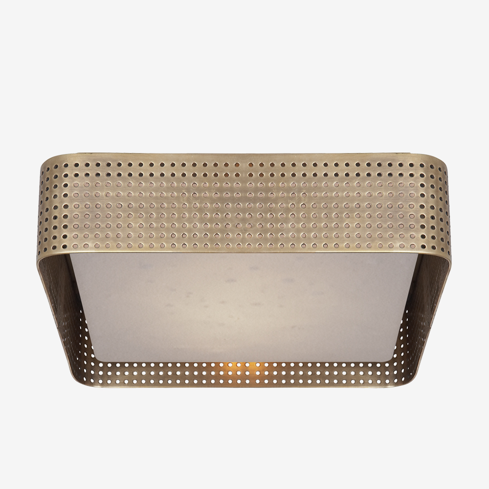 PRECISION LARGE FLUSH MOUNT - BRASS image number 1