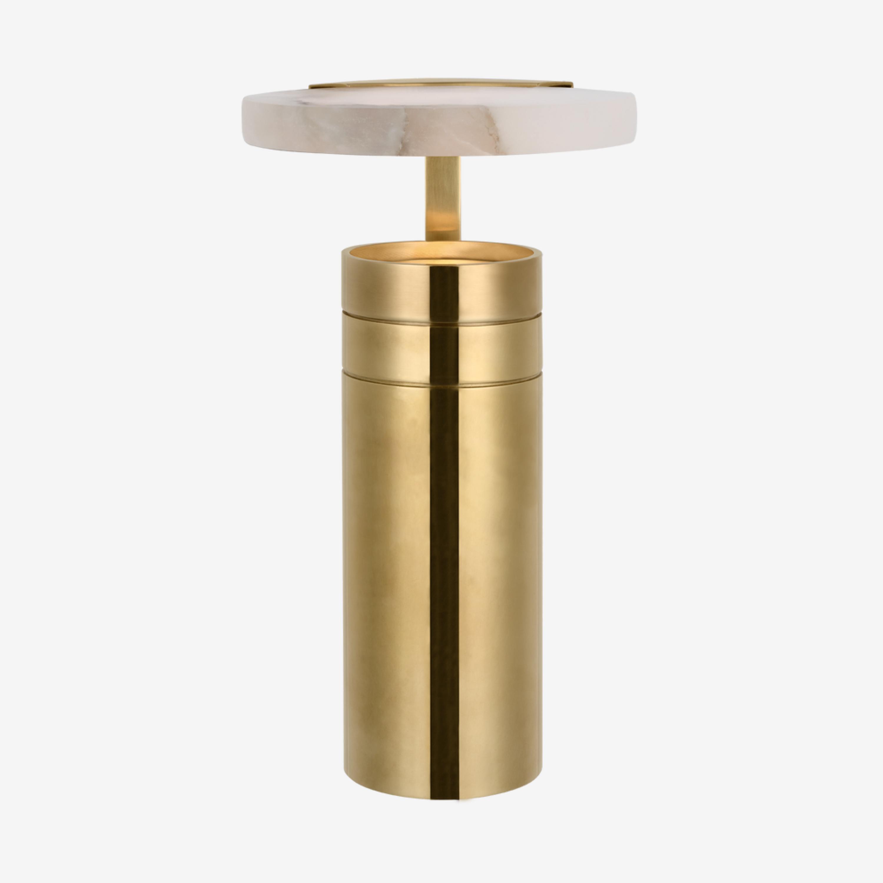 Melange 9" Rechargeable Floating Disc Accent Lamp image number 3