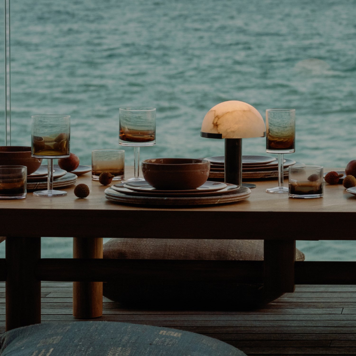 Melange 8" Rechargeable Accent Lamp