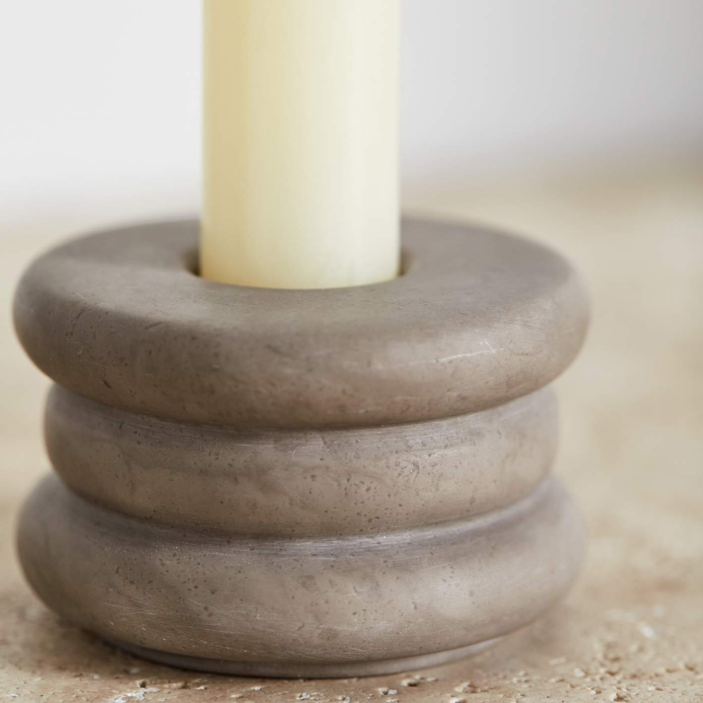 Rippled Small Candle Holder