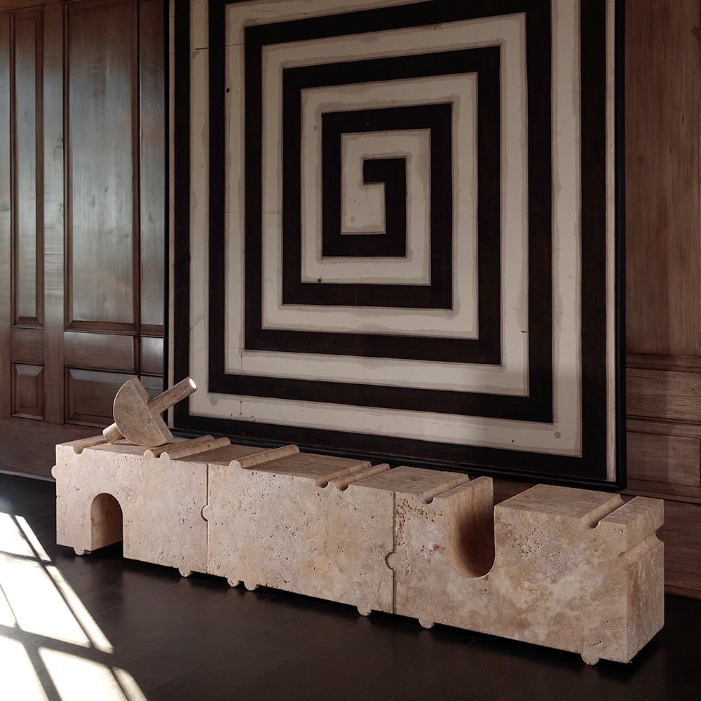 HUME MODULAR STONE BENCH image number 3