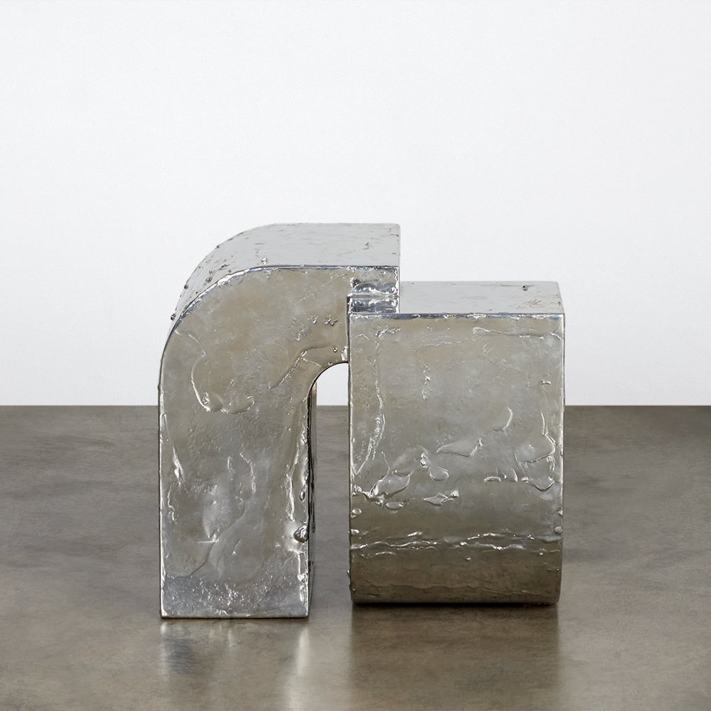 Pewter Side Table