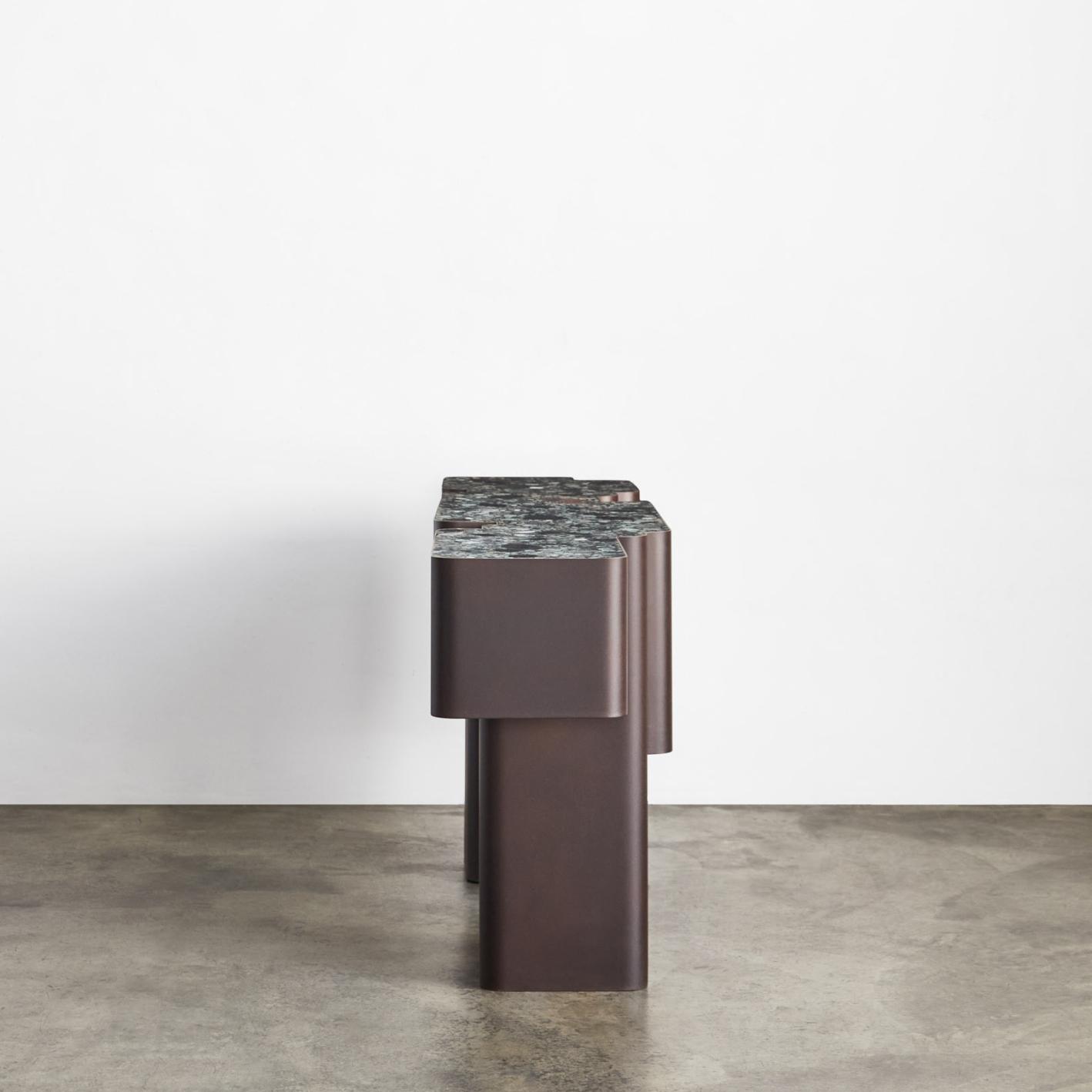 ERCOLE  モザイクベース Felix Muhrhofer Xenolith Console | Kelly Wearstler Gallery