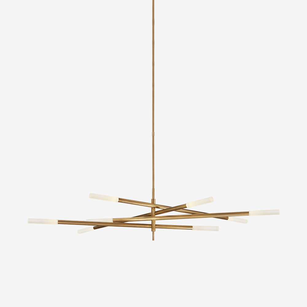 ROUSSEAU GRANDE EIGHT LIGHT ARTICULATING CHANDELIER