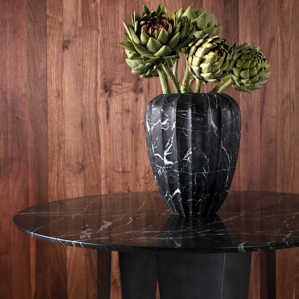 FLUTED LARGE VASE image number 1