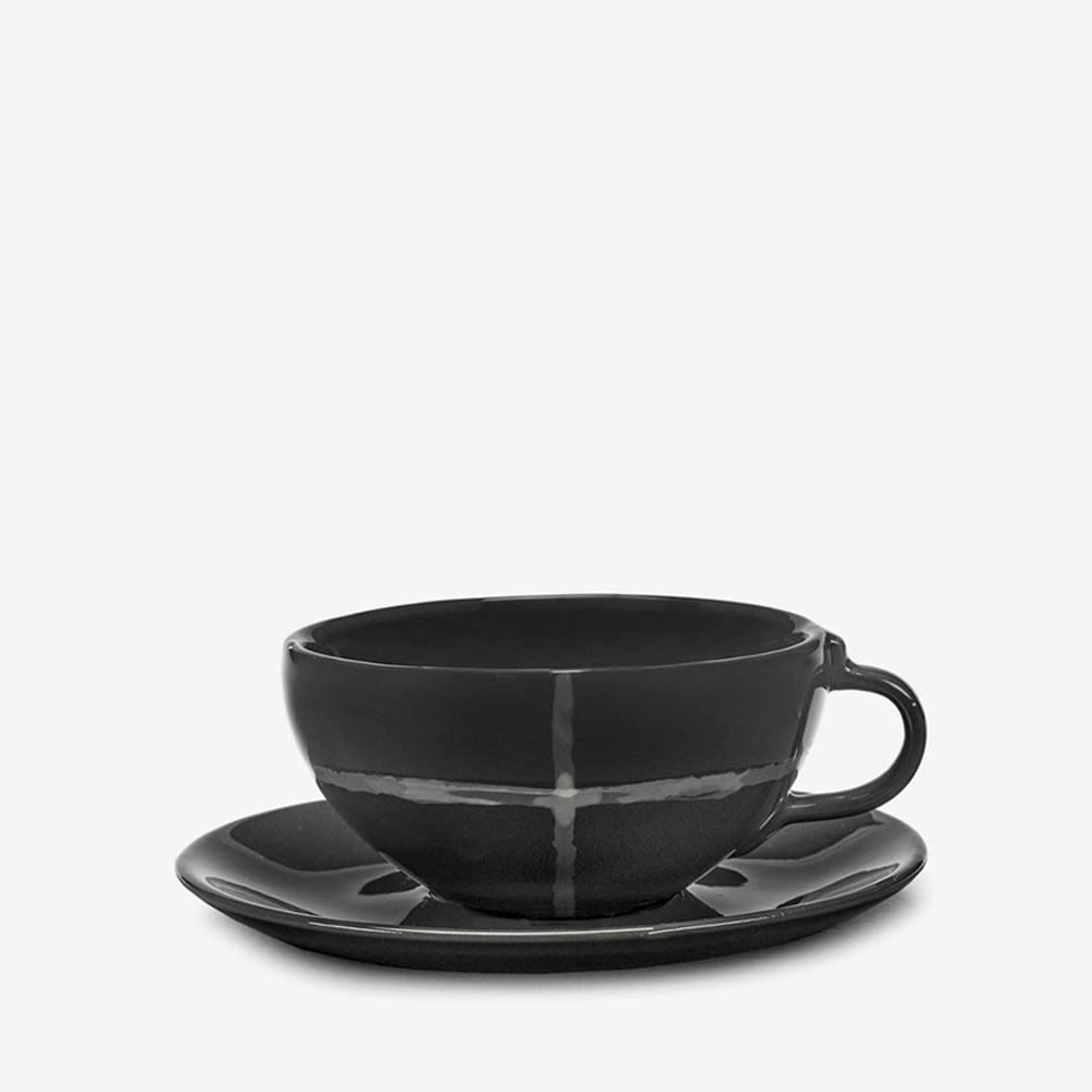 Zuma Saucer Coffee, Set of 4