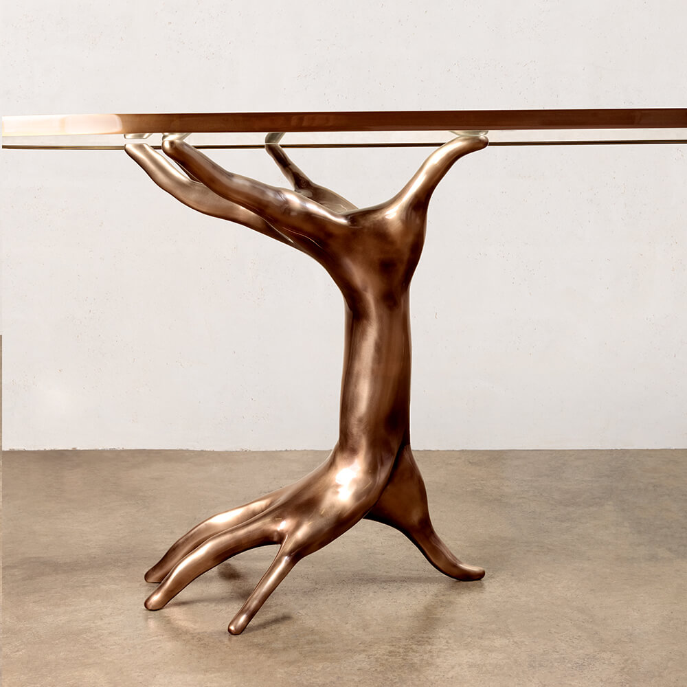 SUPERLUXE DICHOTOMY RACETRACK TABLE image number 5