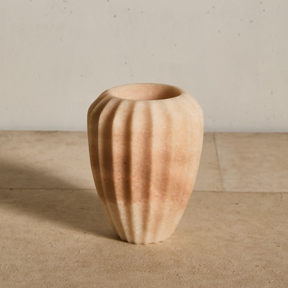 SMALL FLUTED VASE image number 0