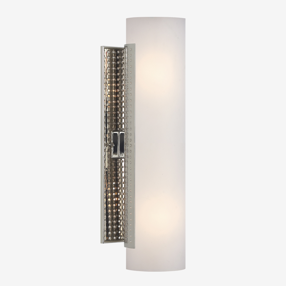 PRECISION CYLINDER SCONCE - POLISHED NICKEL image number 1