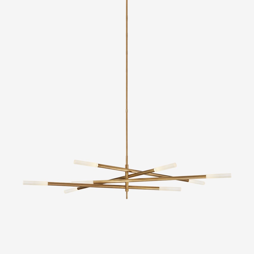 ROUSSEAU GRANDE EIGHT LIGHT ARTICULATING CHANDELIER