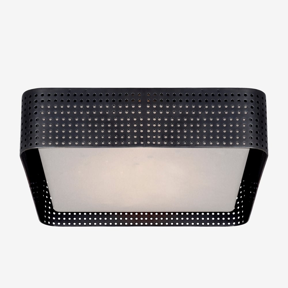 PRECISION LARGE FLUSH MOUNT - BRONZE image number 1