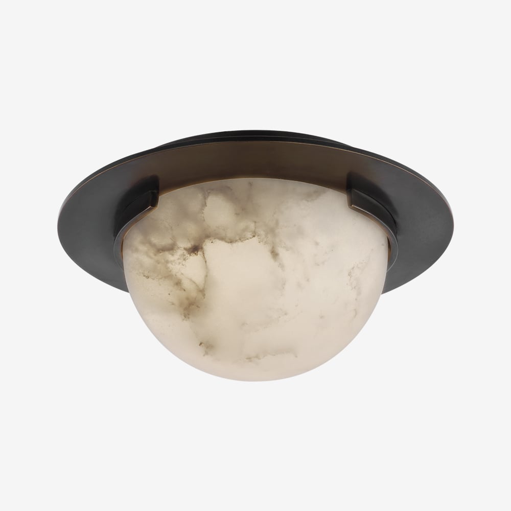 Melange 6" Solitaire Flush Mount