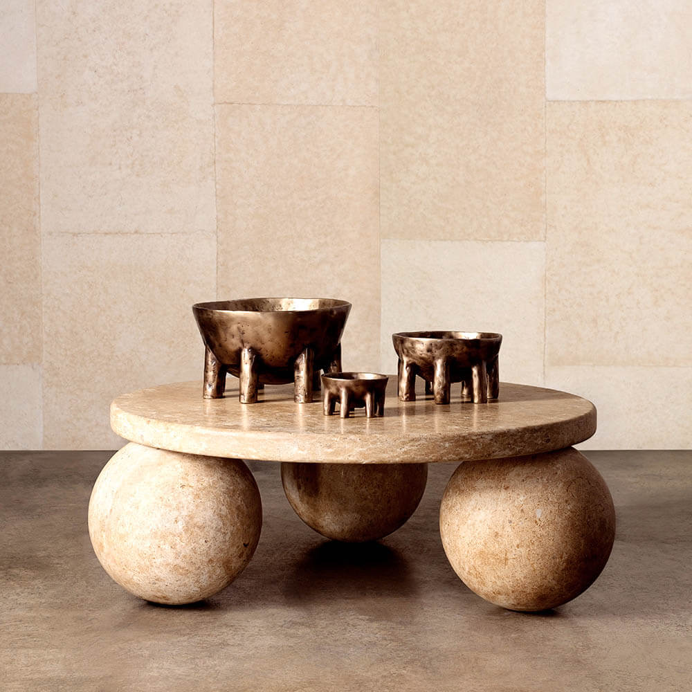Morro Coffee Table – Coulmier Limestone | Kelly Wearstler