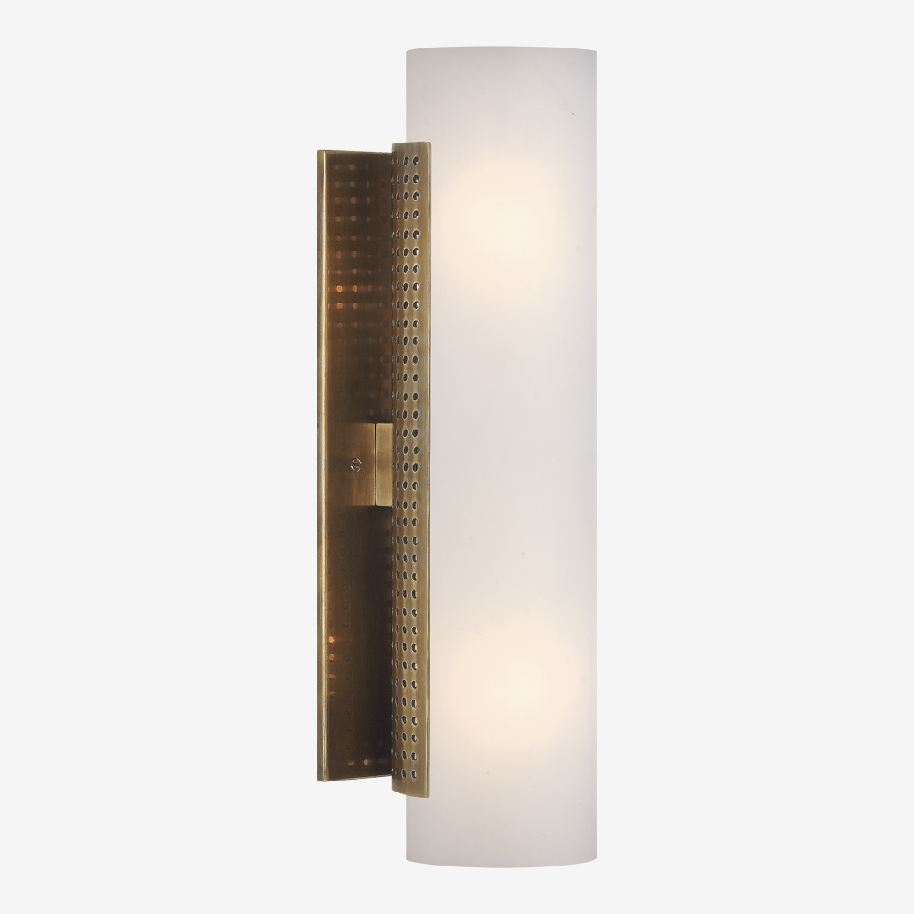 PRECISION CYLINDER SCONCE - BRASS image number 0