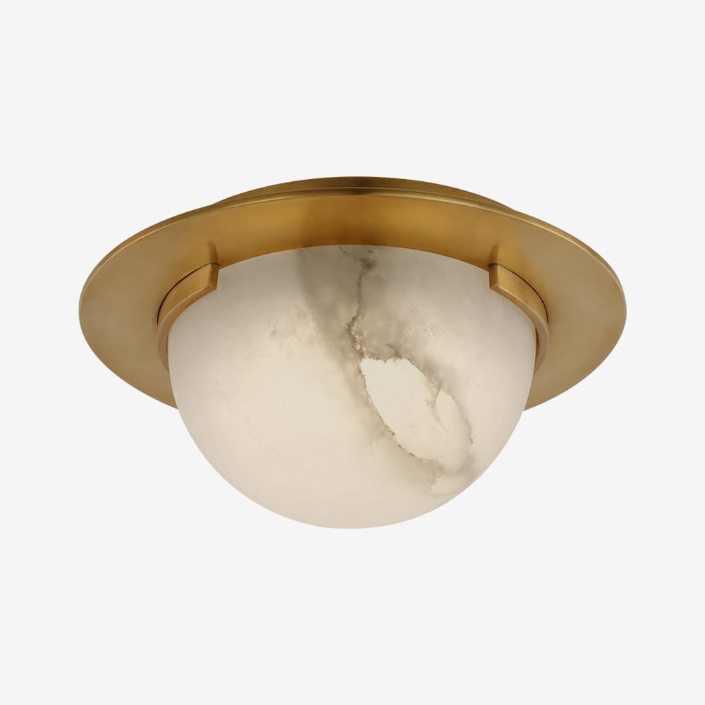 Melange 6" Solitaire Flush Mount