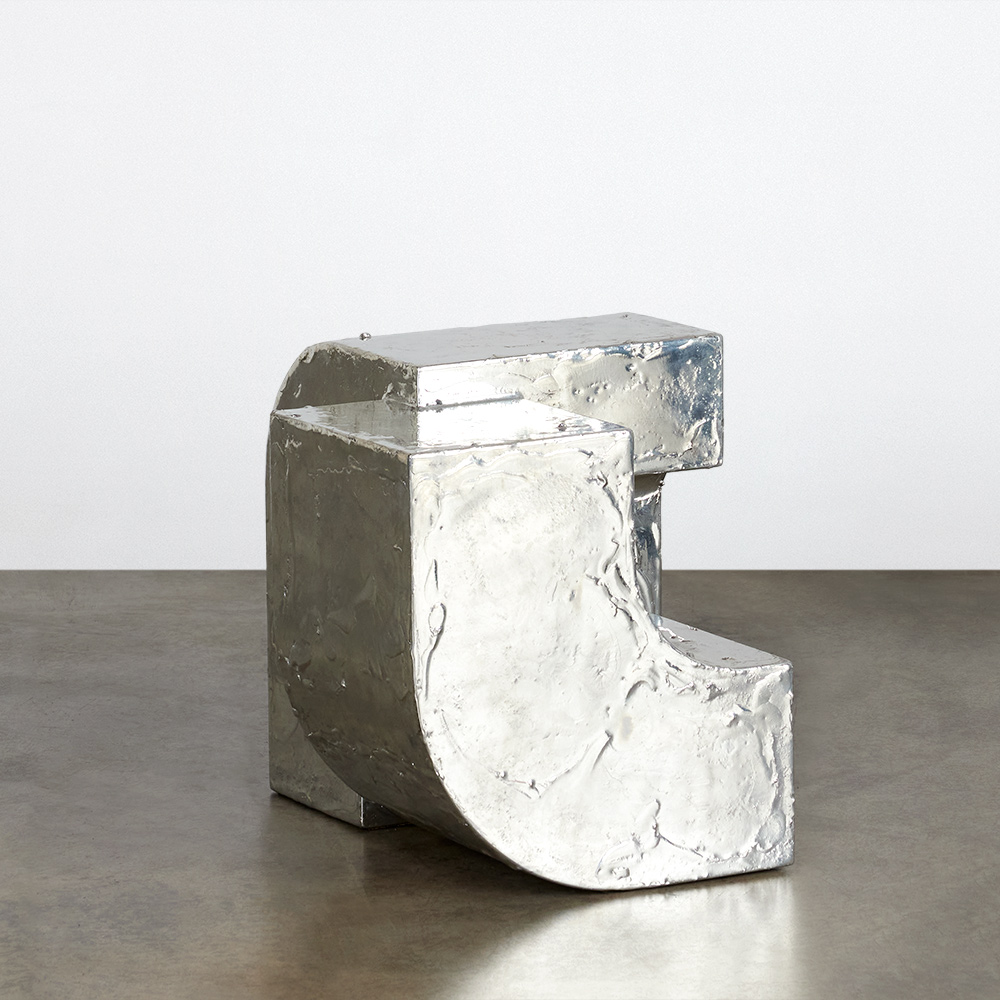 Pewter Side Table image number 2