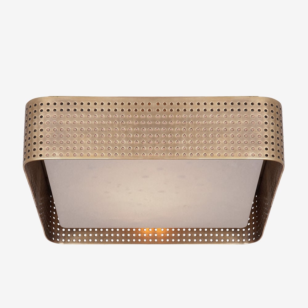 PRECISION LARGE FLUSH MOUNT - BRASS image number 0