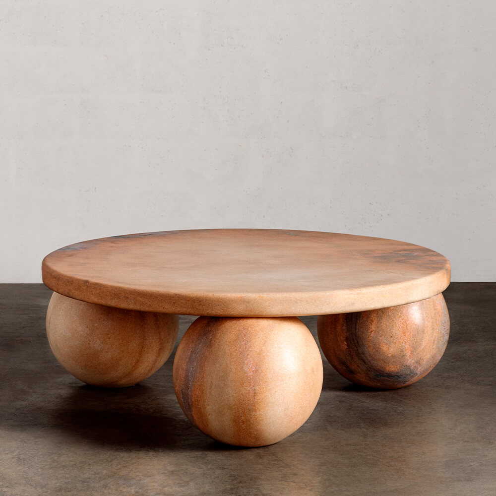 Morro Coffee Table – Pink Sunset 36″ | Kelly Wearstler