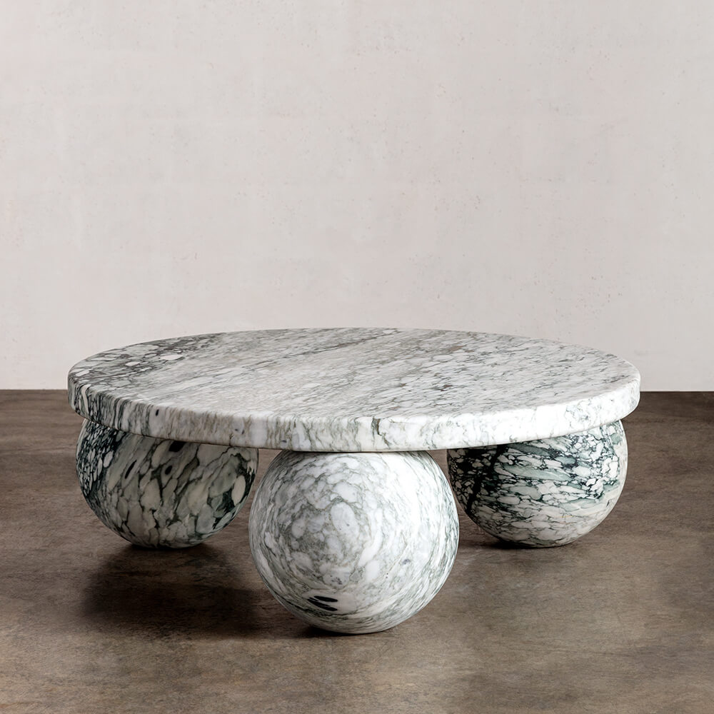 Morro Coffee Table – Big Flower Marble 36″ | Kelly Wearstler