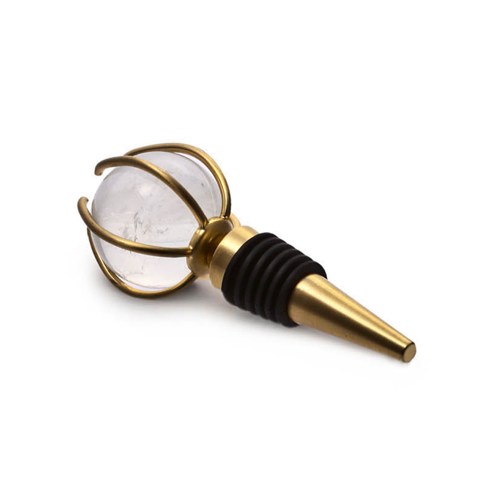 BEJEWELED SPHERE WINE STOPPER image number 1