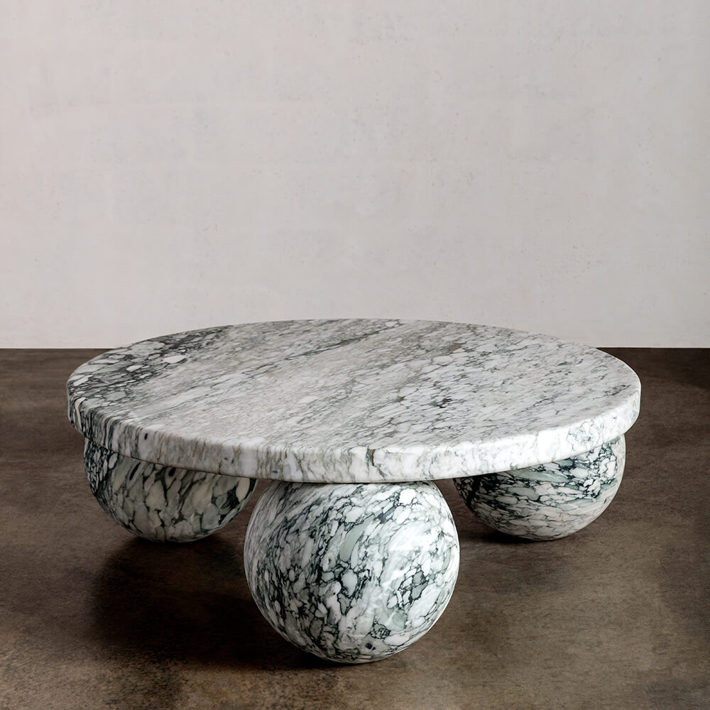 Morro Coffee Table – Big Flower Marble 36″ | Kelly Wearstler