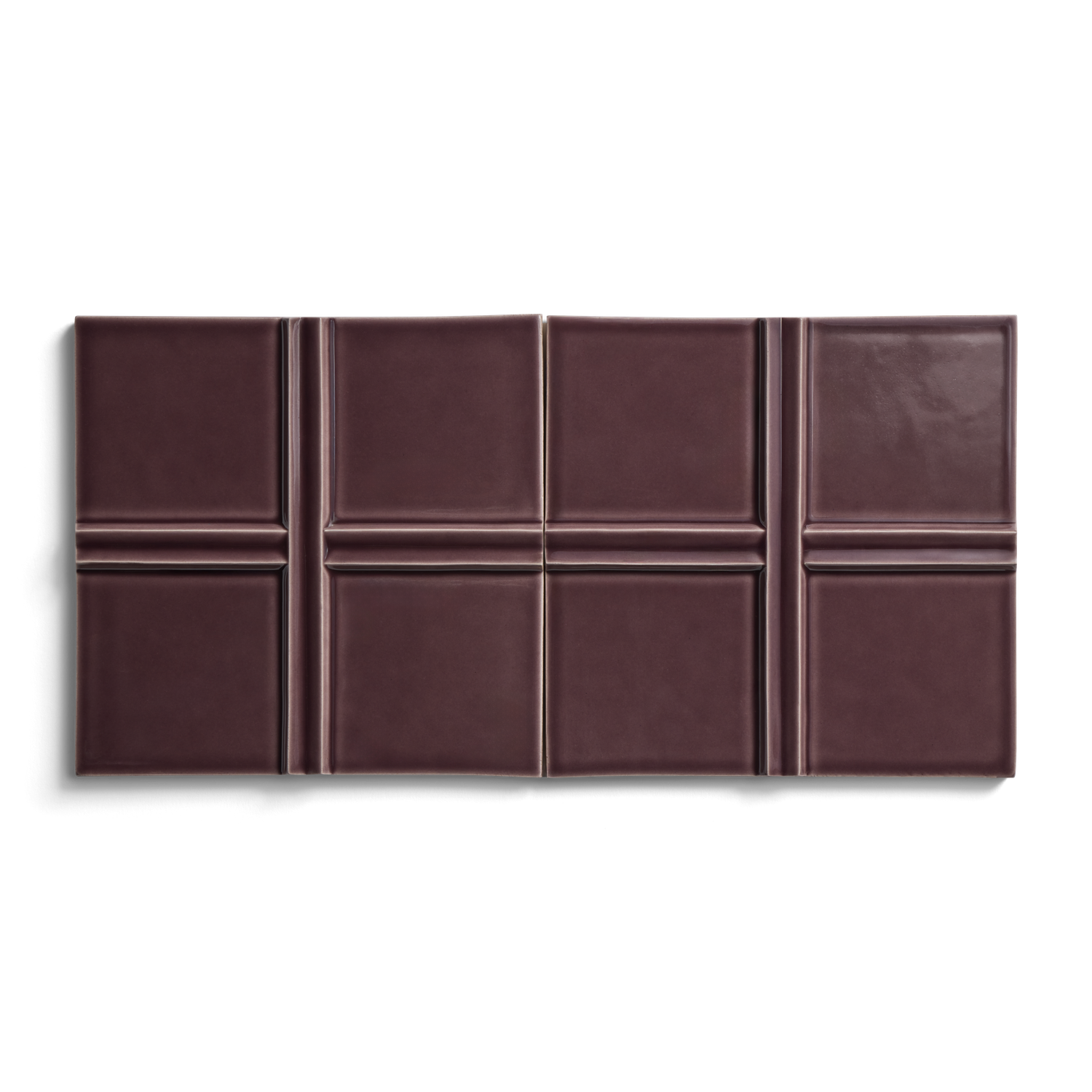 Earthenware 6" x 6" Cross Field Tile