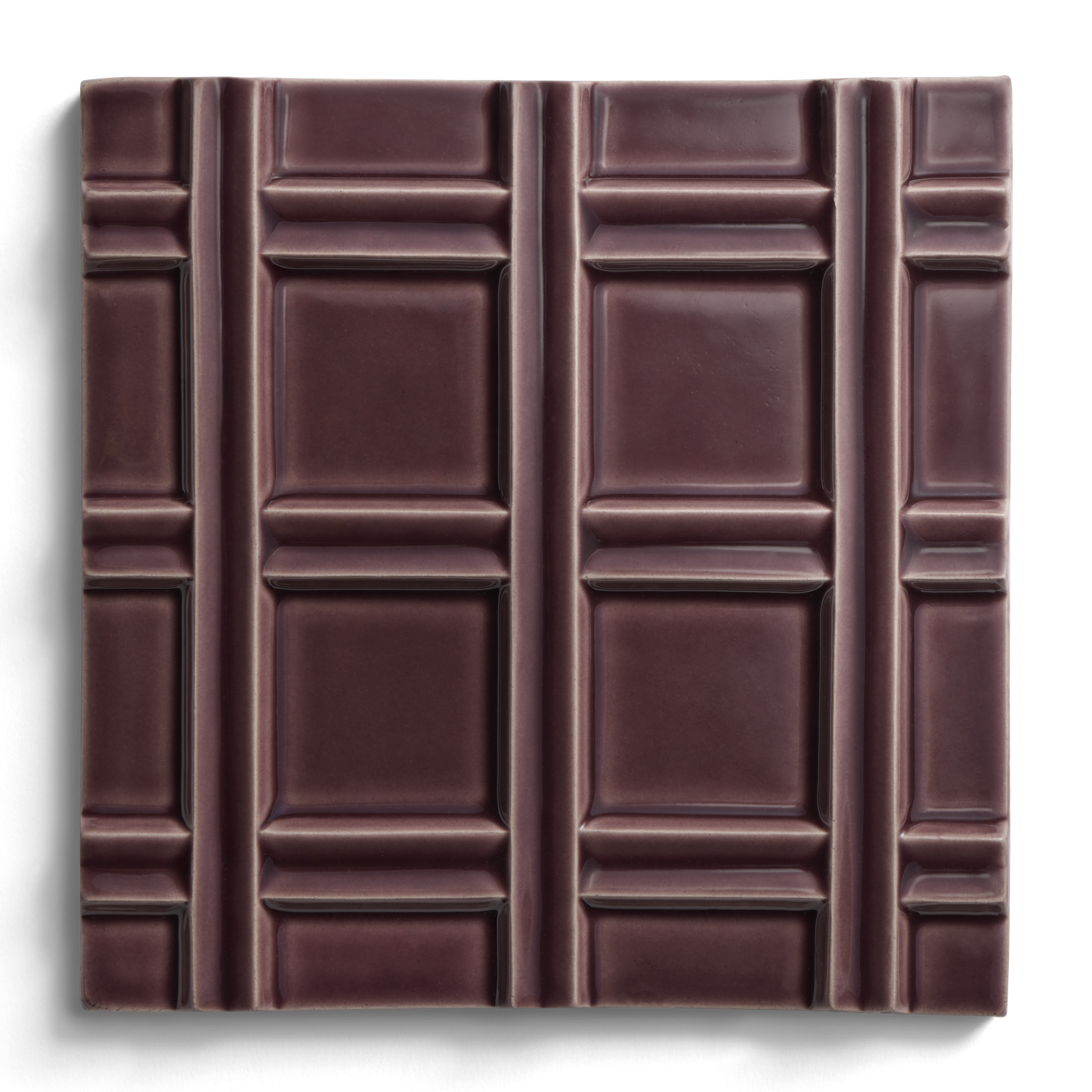 Earthenware 6" x 6" Grid Field Tile