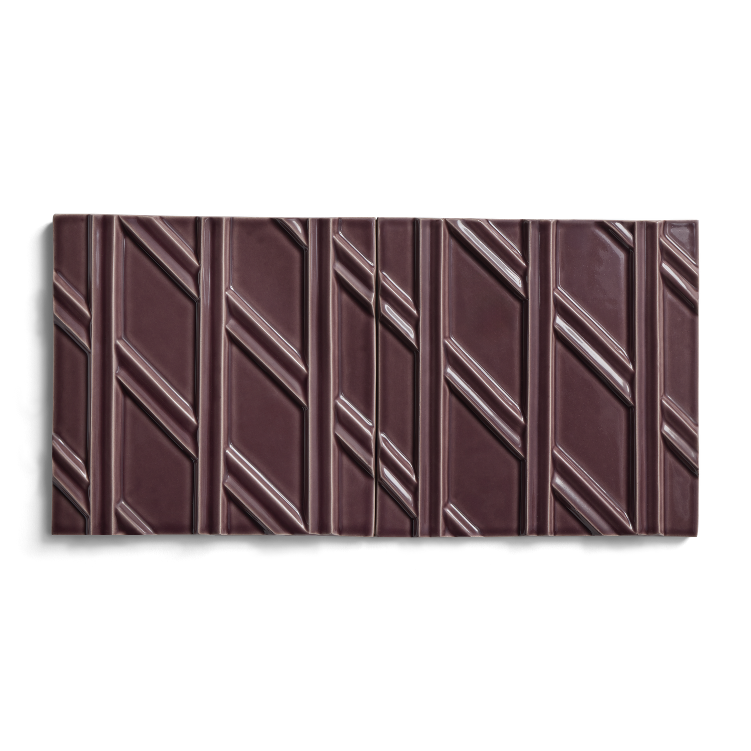 Earthenware 6" x 6" Diagonal Left Field Tile image number 2