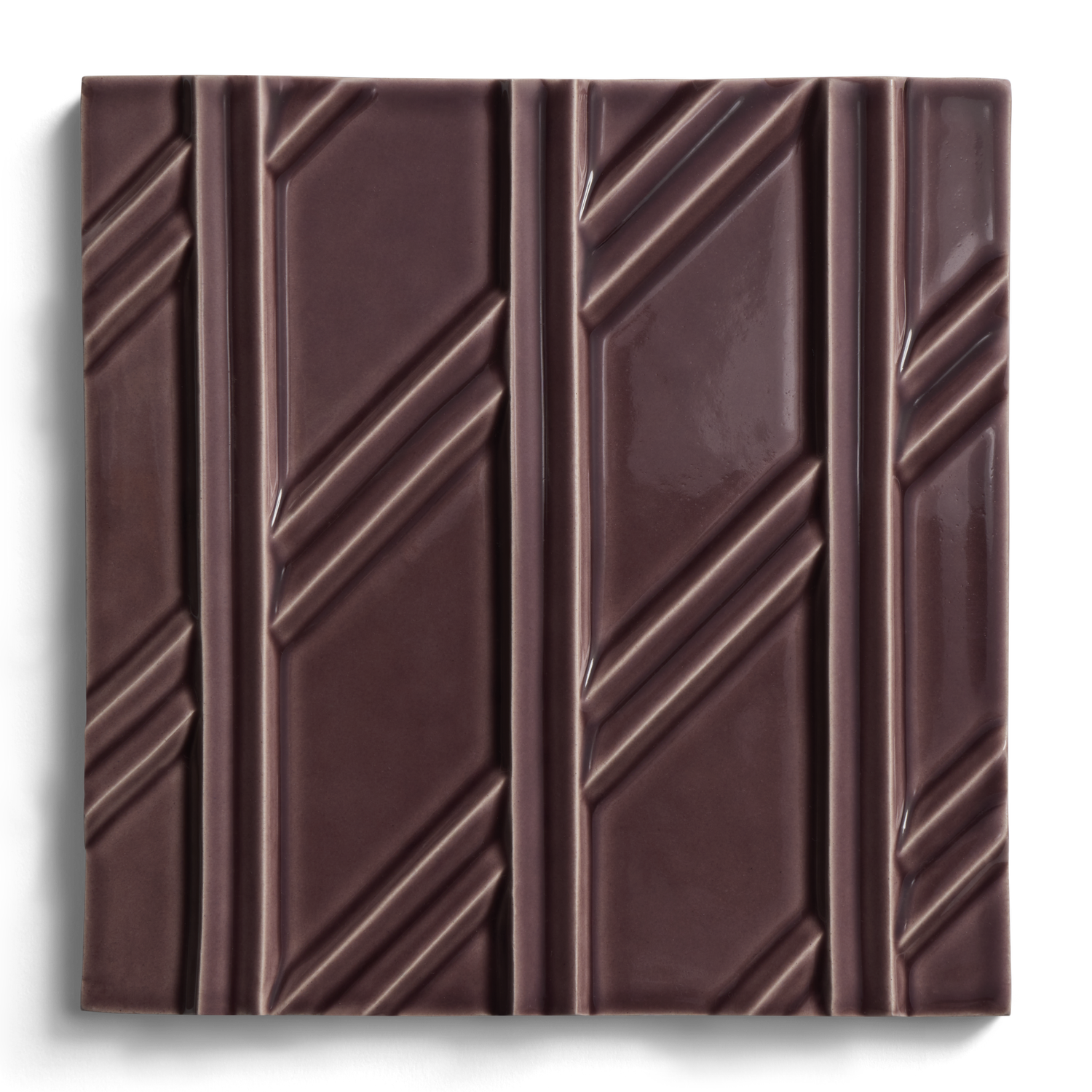Earthenware 6" x 6" Diagonal Right Field Tile