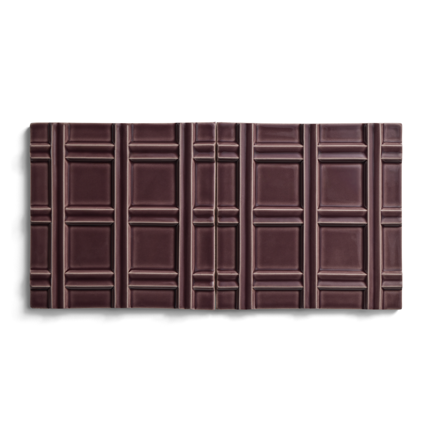 Earthenware 6" x 6" Grid Field Tile