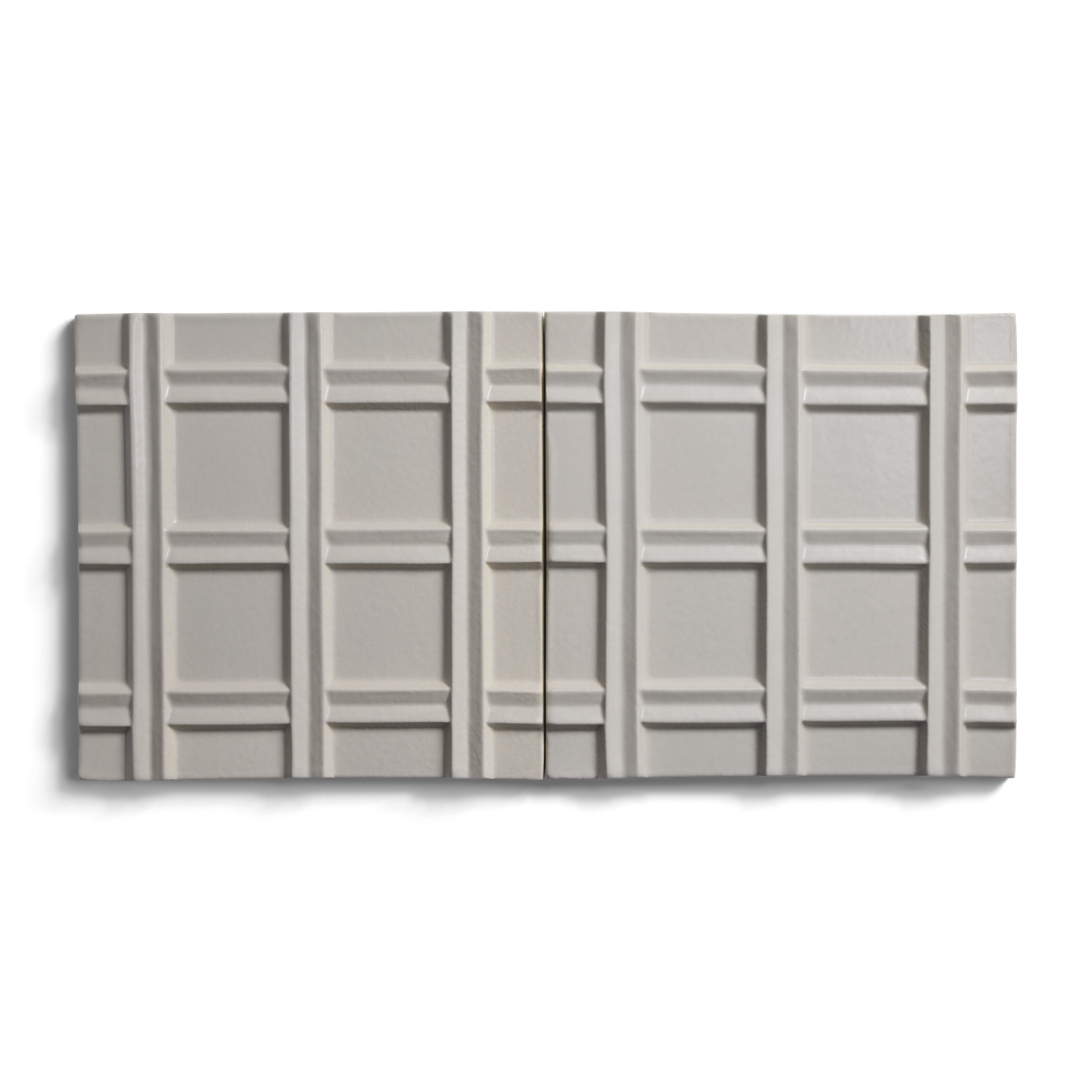 Earthenware 6" x 6" Grid Field Tile