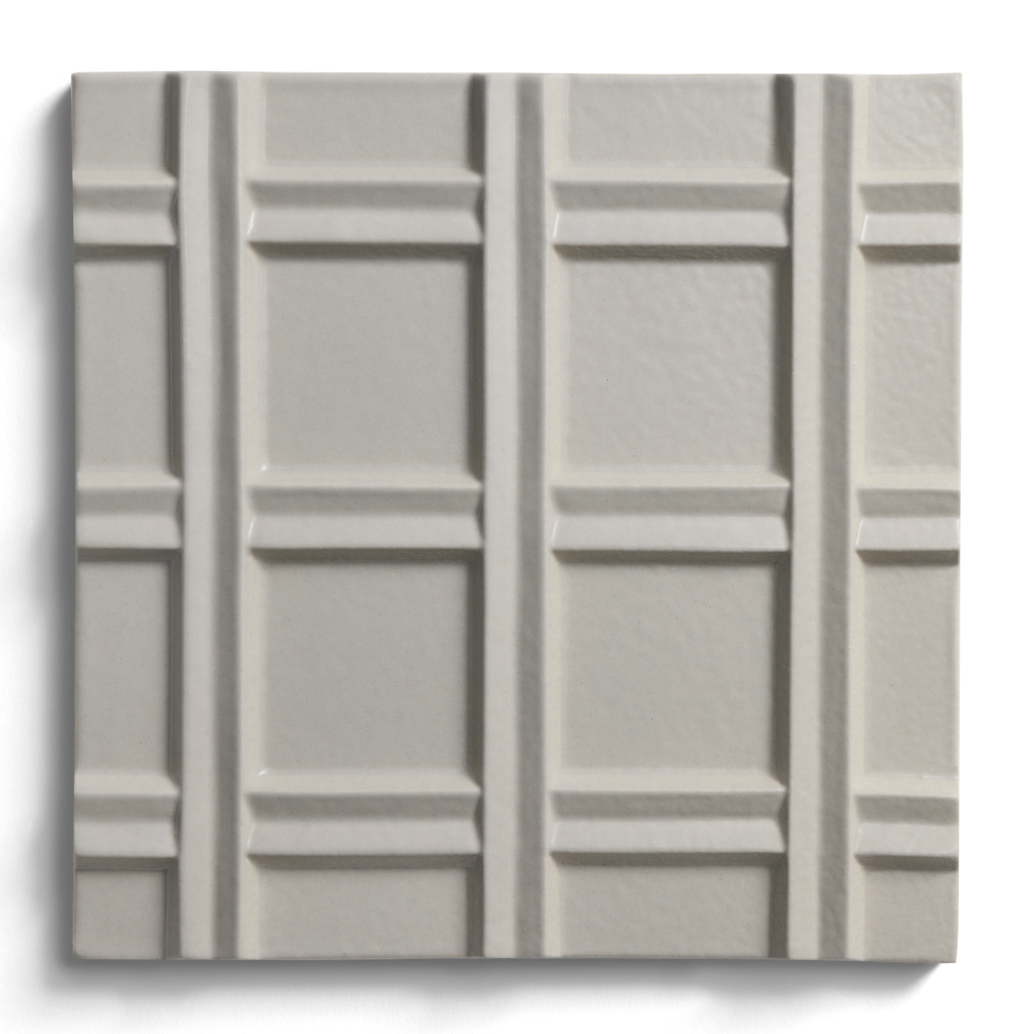 Earthenware 6" x 6" Grid Field Tile