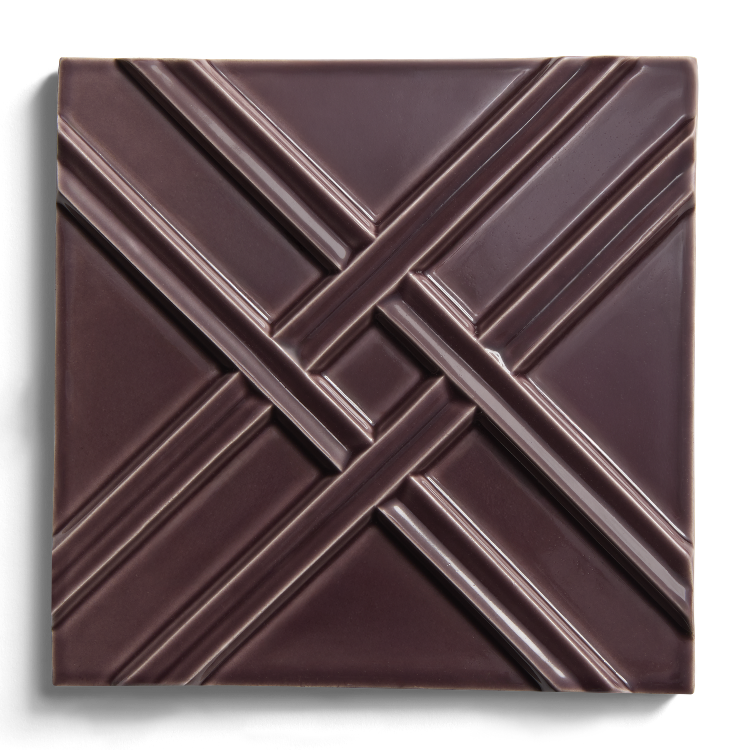 Earthenware 6" x 6" Weave Field Tile