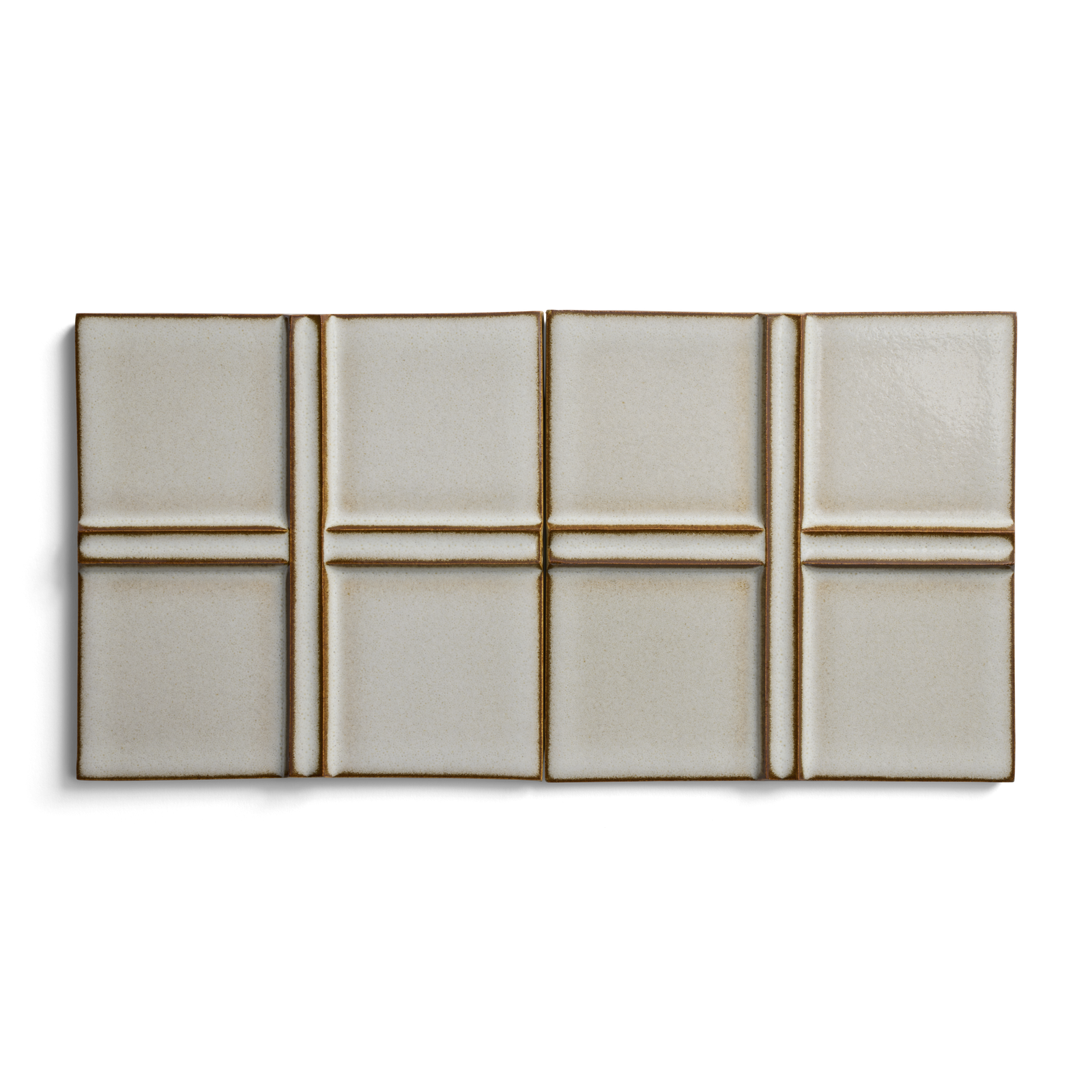 Stoneware 6" x 6" Cross Field Tile image number 2