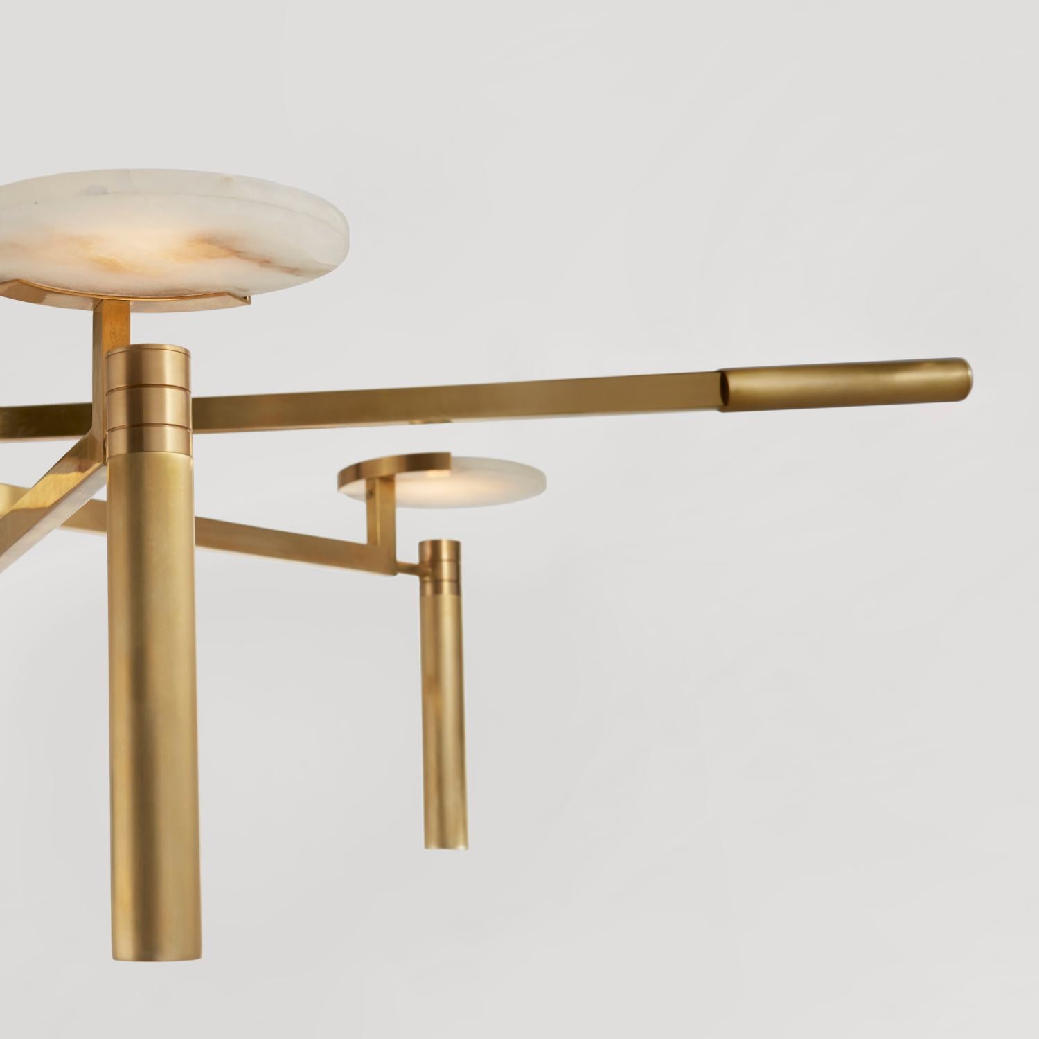 MELANGE LARGE FLOATING DISC CHANDELIER image number 2