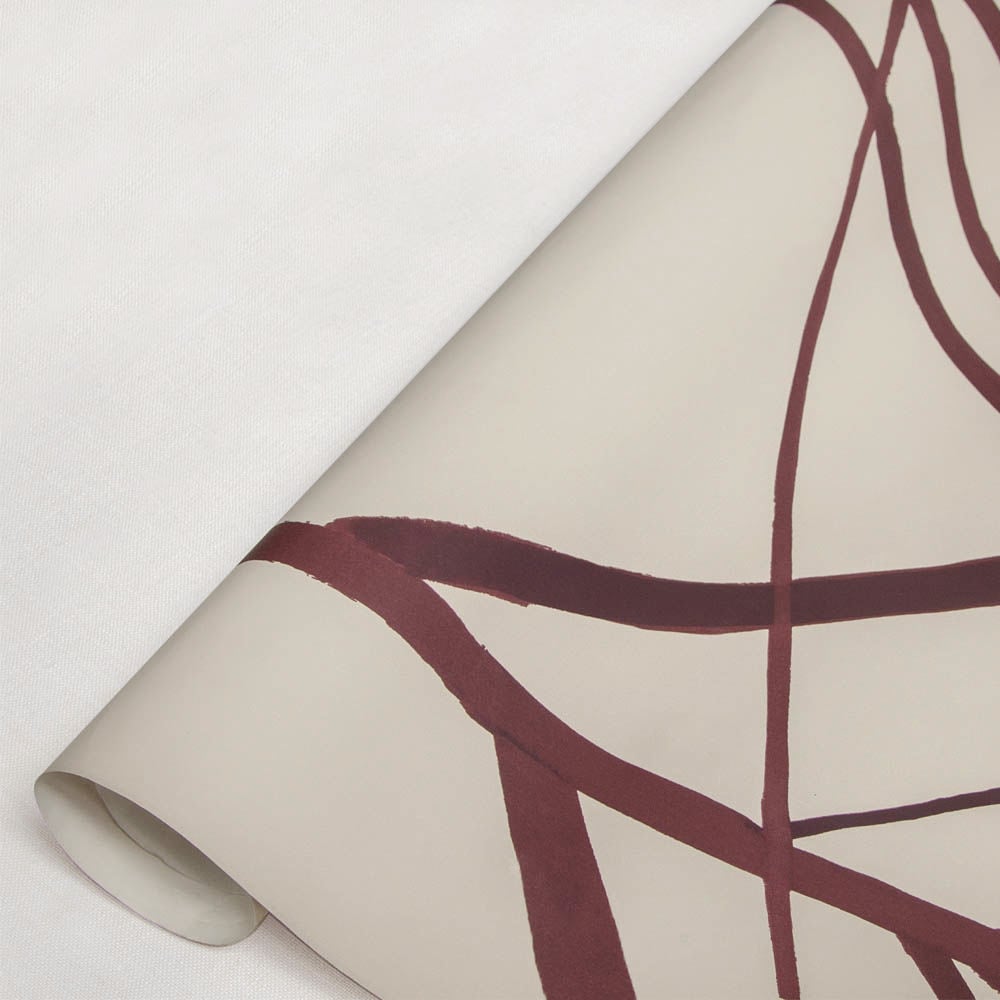 CHANNELS WALLPAPER - PLUM OAT image number 1