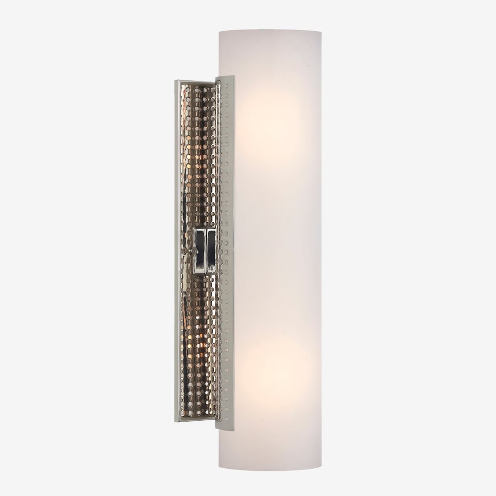 PRECISION CYLINDER SCONCE - POLISHED NICKEL image number 1