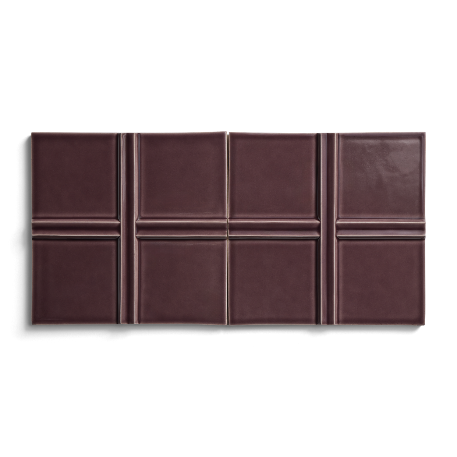 Earthenware 6" x 6" Cross Field Tile