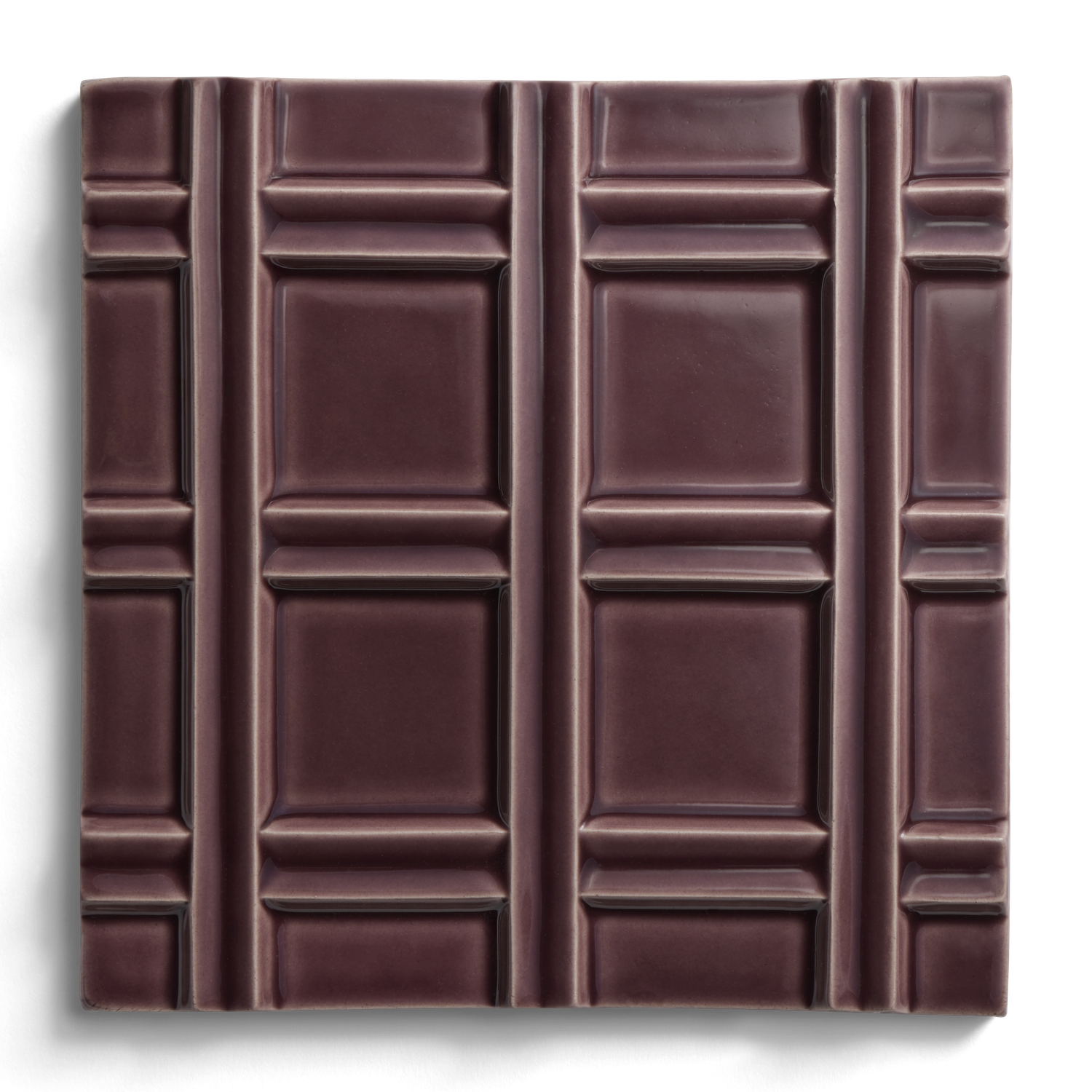 Earthenware 6" x 6" Grid Field Tile